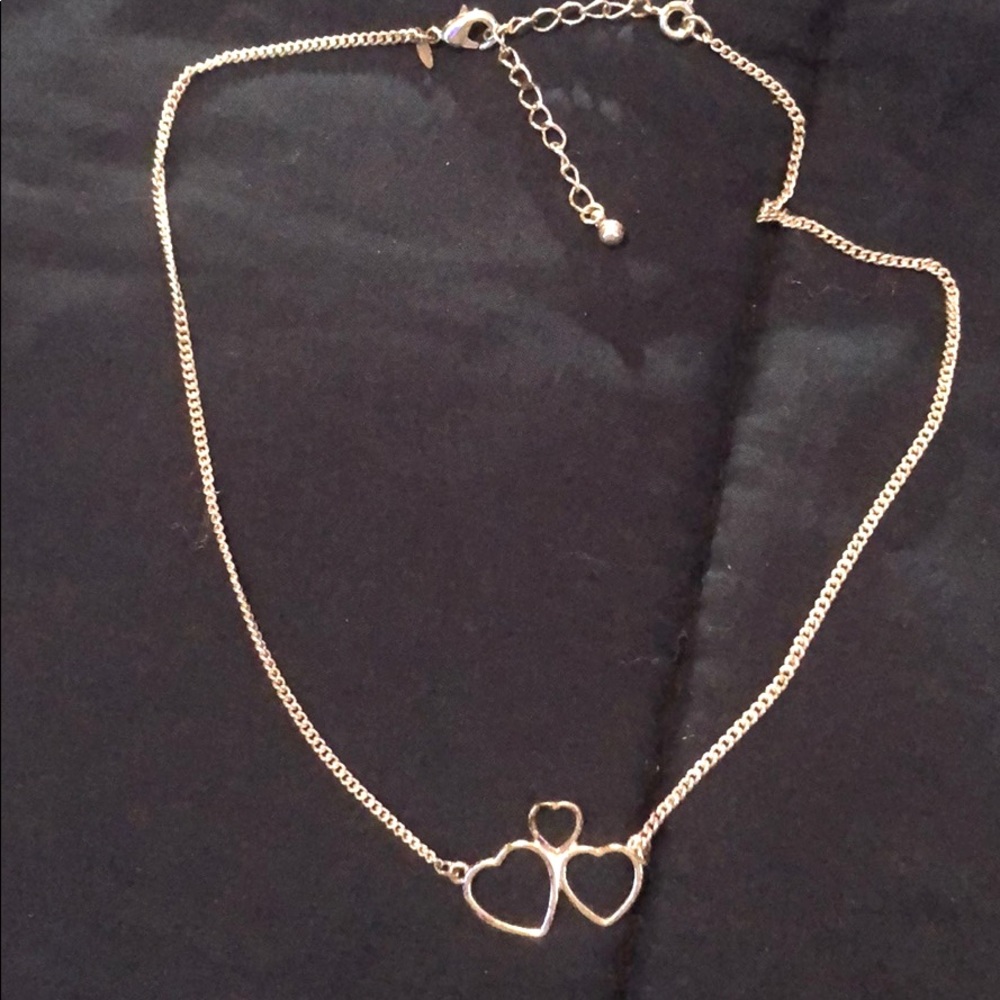 Triple heart necklace